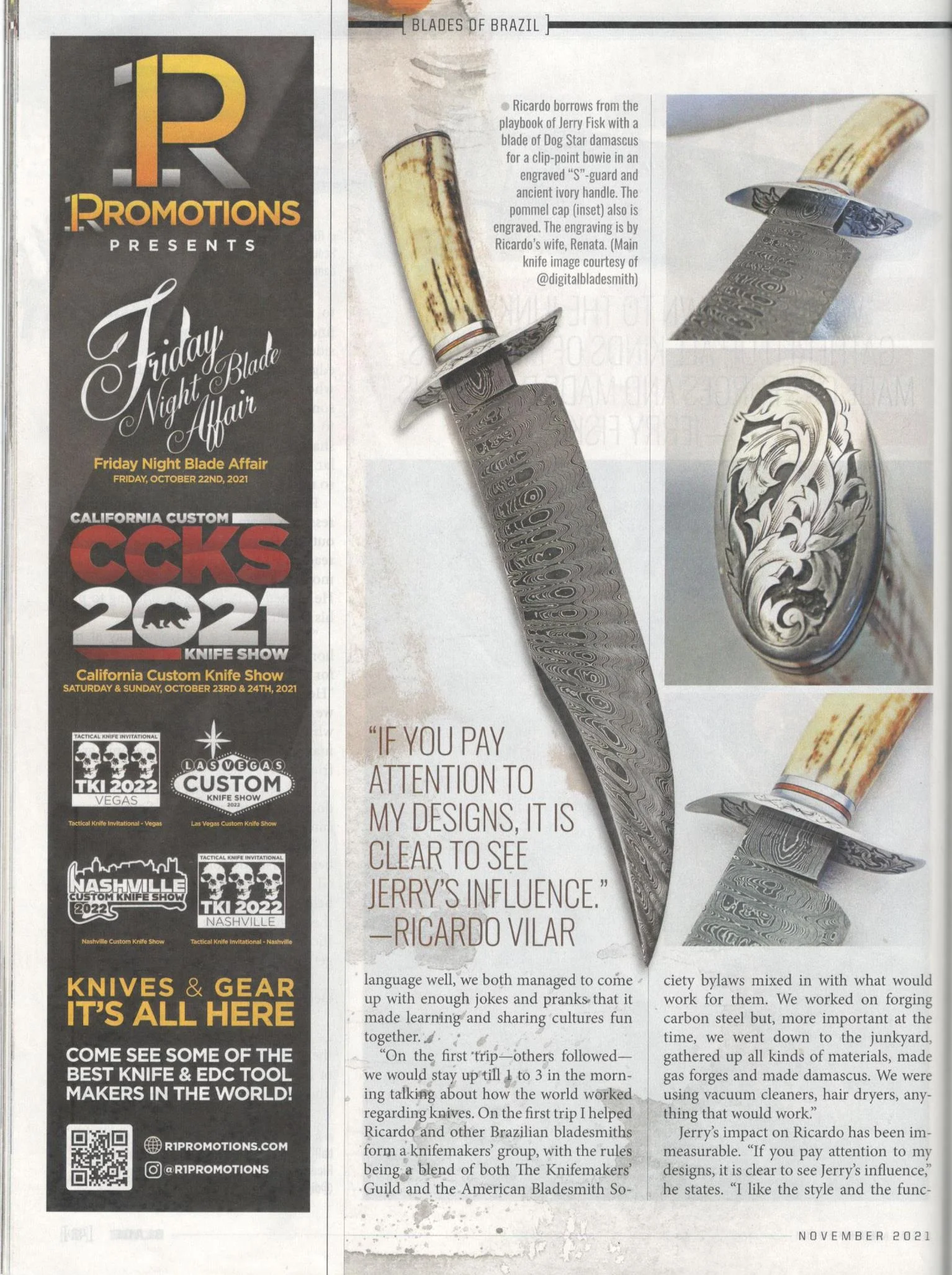 Blade Magazine Feature
